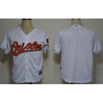 Baltimore Orioles Blank White Jersey