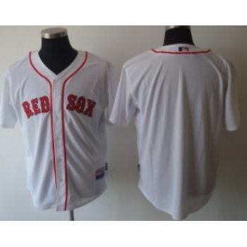 Boston Red Sox Blank White Jersey