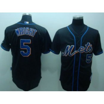 New York Mets #5 David Wright Black Jersey