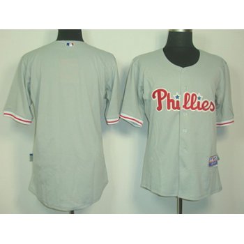 Philadelphia Phillies Blank Gray Jersey