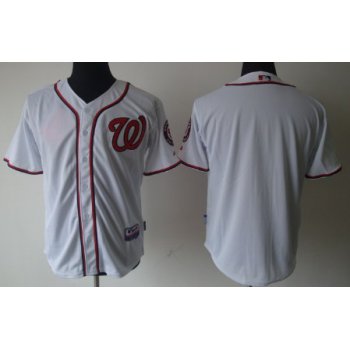 Washington Nationals Blank White Jersey