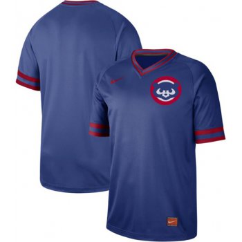 Cubs Blank Royal Authentic Cooperstown Collection Stitched Baseball Jersey