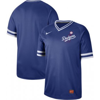 Dodgers Blank Royal Authentic Cooperstown Collection Stitched Baseball Jersey