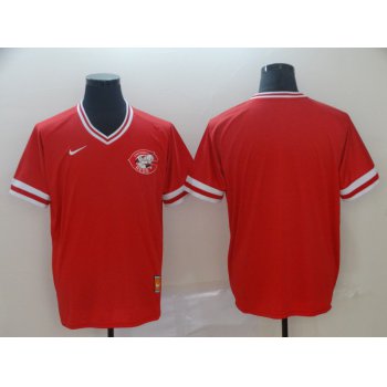 Men's Cincinnati Reds Blank Red Throwback Jersey