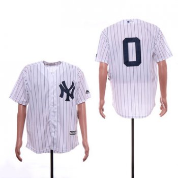 Men's New York Yankees 0 Adam Ottavino White Cool Base Jersey