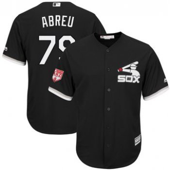 Men's Chicago White Sox Jose 79 Abreu Majestic Black 2019 Spring Training Cool Base Player Jersey