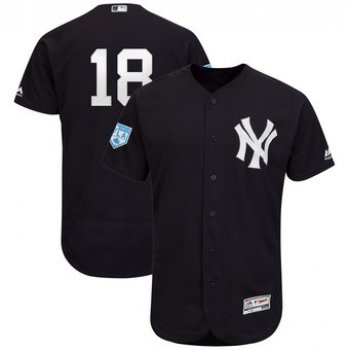 Men's New York Yankees 18 Didi Gregorius Majestic Navy 2019 Spring Training Flex Base Player Jersey