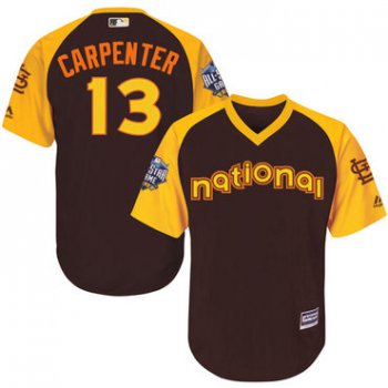 Matt Carpenter Brown 2016 MLB All-Star Jersey - Men's National League St. Louis Cardinals #13 Cool Base Game Collection