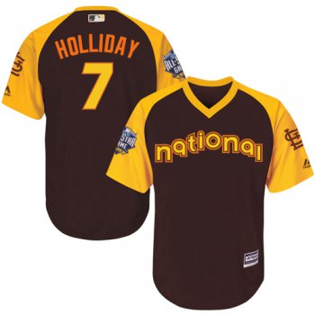 Matt Holliday Brown 2016 MLB All-Star Jersey - Men's National League St. Louis Cardinals #7 Cool Base Game Collection