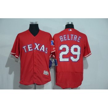 Men's Texas Rangers #29 Adrian Beltre Red 2016 Flexbase Stitched Baseball Jersey