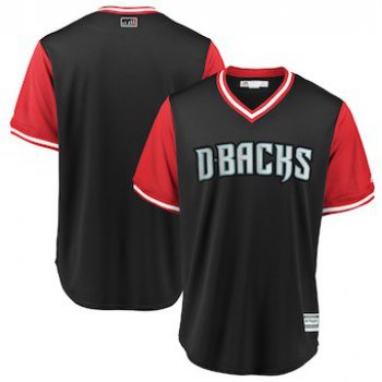 Men's Arizona Diamondbacks Blank Majestic Black 2018 Players' Weekend Team Jersey