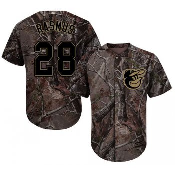 Baltimore Orioles #28 Colby Rasmus Camo Realtree Collection Cool Base Stitched MLB Jersey