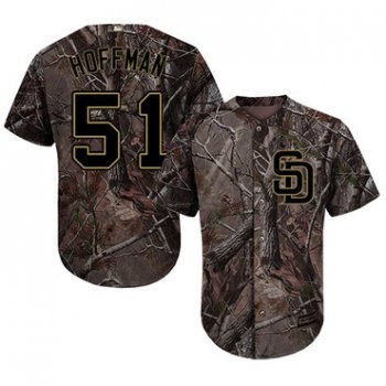 San Diego Padres #51 Trevor Hoffman Camo Realtree Collection Cool Base Stitched MLB Jersey