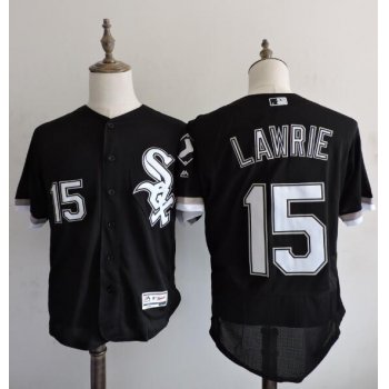 Men's Chicago White Sox #15 Brett Lawrie Black 2016 Flexbase Majestic Baseball Jersey