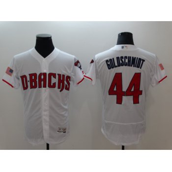 Arizona Diamondbacks #44 Paul Goldschmidt White Flexbase Jersey