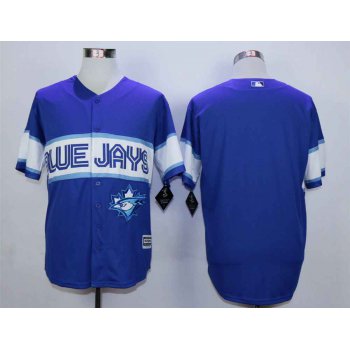 Men's Toronto Blue Jays Blank Blue New Cool Base Jersey