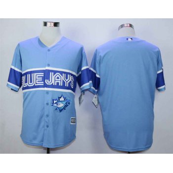 Men's Toronto Blue Jays Blank Light Blue New Cool Base Jersey