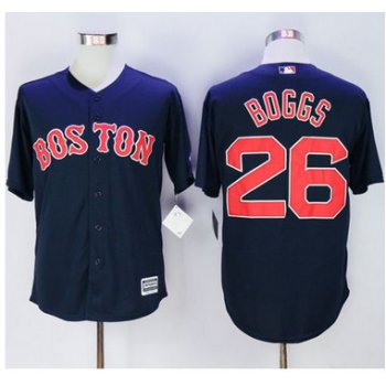 Red Sox #26 Wade Boggs Navy Blue New Cool Base Stitched MLB Jersey