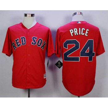 Men's Boston Red Sox #24 David Price Red New Cool Base Jersey