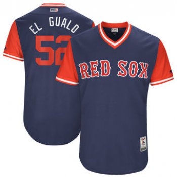 Men's Boston Red Sox Eduardo Rodriguez El Gualo Majestic Navy 2017 Players Weekend Authentic Jersey