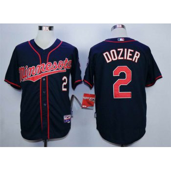 Men's Minnesota Twins #2 Brian Dozier Blue Cool Base Jersey