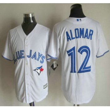 Men's Toronto Blue Jays #12 Roberto Alomar Gray Retired Player 2015 MLB Cool Base Jersey