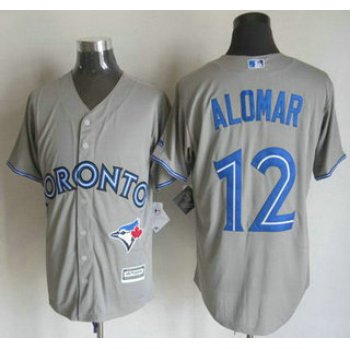 Men's Toronto Blue Jays #12 Roberto Alomar White Retired Player 2015 MLB Cool Base Jersey