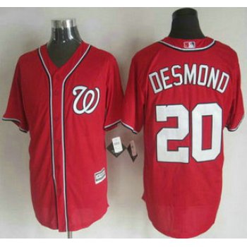 Men's Washington Nationals #20 Ian Desmond Alternate Red 2015 MLB Cool Base Jersey