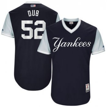 Men's New York Yankees CC Sabathia Dub Majestic Navy 2017 Players Weekend Authentic Jersey