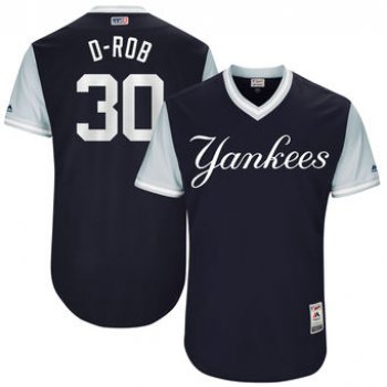 Men's New York Yankees David Robertson D-Rob Majestic Navy 2017 Players Weekend Authentic Jersey