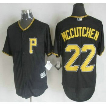 Men's Pittsburgh Pirates #22 Andrew McCutchen Alternate Black 2015 MLB Cool Base Jersey