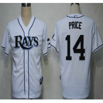 Tampa Bay Rays 14 David Price White Jersey