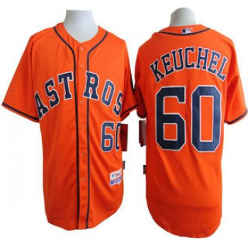 Houston Astros #60 Dallas Keuchel Orange Jersey