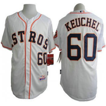 Houston Astros #60 Dallas Keuchel White Jersey