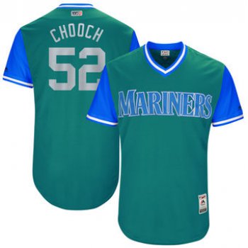 Men's Seattle Mariners Carlos Ruiz Chooch Majestic Aqua 2017 Players Weekend Authentic Jersey