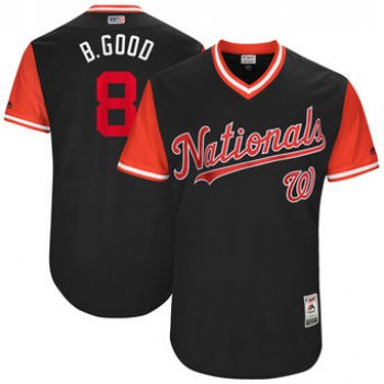 Men's Washington Nationals Brian Goodwin B. Good Majestic Navy 2017 Players Weekend Authentic Jersey