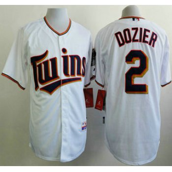 Minnesota Twins #2 Brian Dozier 2015 White Jersey