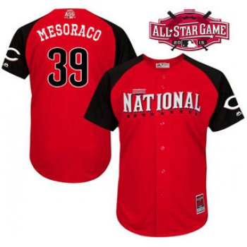 National League Cincinnati Reds #39 Devin Mesoraco Red 2015 All-Star BP Jersey