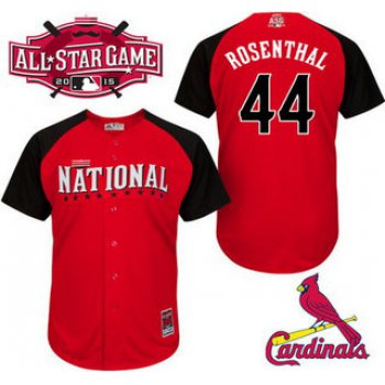 National League St. Louis Cardinals #44 Trevor Rosenthal 2015 MLB All-Star Red Jersey