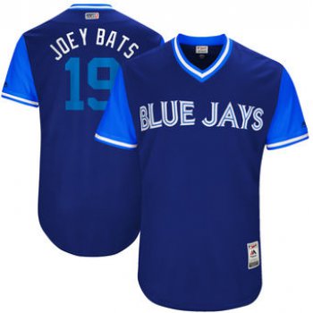 Men's Toronto Blue Jays Jose Bautista Joey Bats Majestic Royal 2017 Players Weekend Authentic Jersey