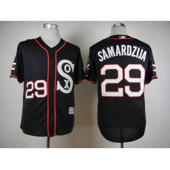 Men's Chicago White Sox #29 Jeff Samardzija 2015 Black Jersey