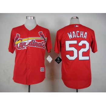 Men's St. Louis Cardinals #52 Michael Wacha 2015 Red Jersey