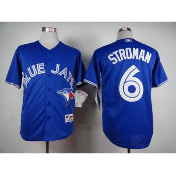 Men's Toronto Blue Jays #6 Marcus Stroman Blue Jersey