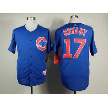 Chicago Cubs #17 Kris Bryant Blue Jersey