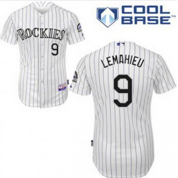 Colorado Rockies #9 DJ LeMahieu White Jersey