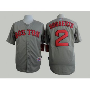 Men's Boston Red Sox #2 Xander Bogaerts 2014 Gray Jersey