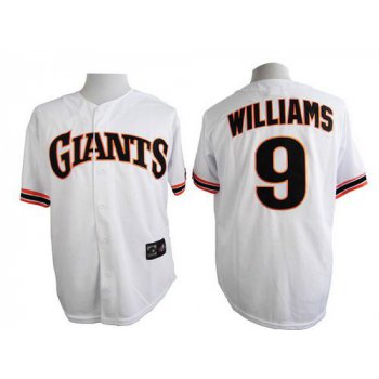 Men's San Francisco Giants #9 Matt Williams 1989 Turn Back The Clock White Throwback Jersey