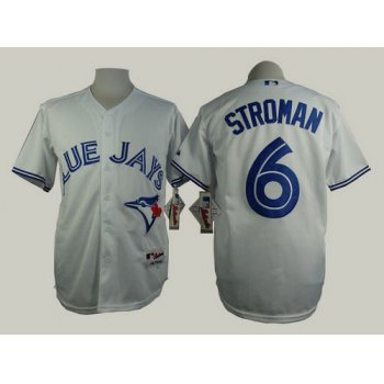 Men's Toronto Blue Jays #6 Marcus Stroman White Jersey