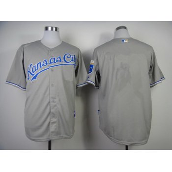 Kansas City Royals Blank Gray Jersey