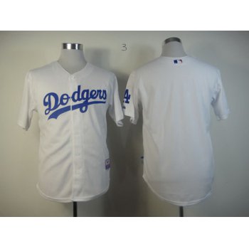 LA Angeles Dodgers Blank White Jersey